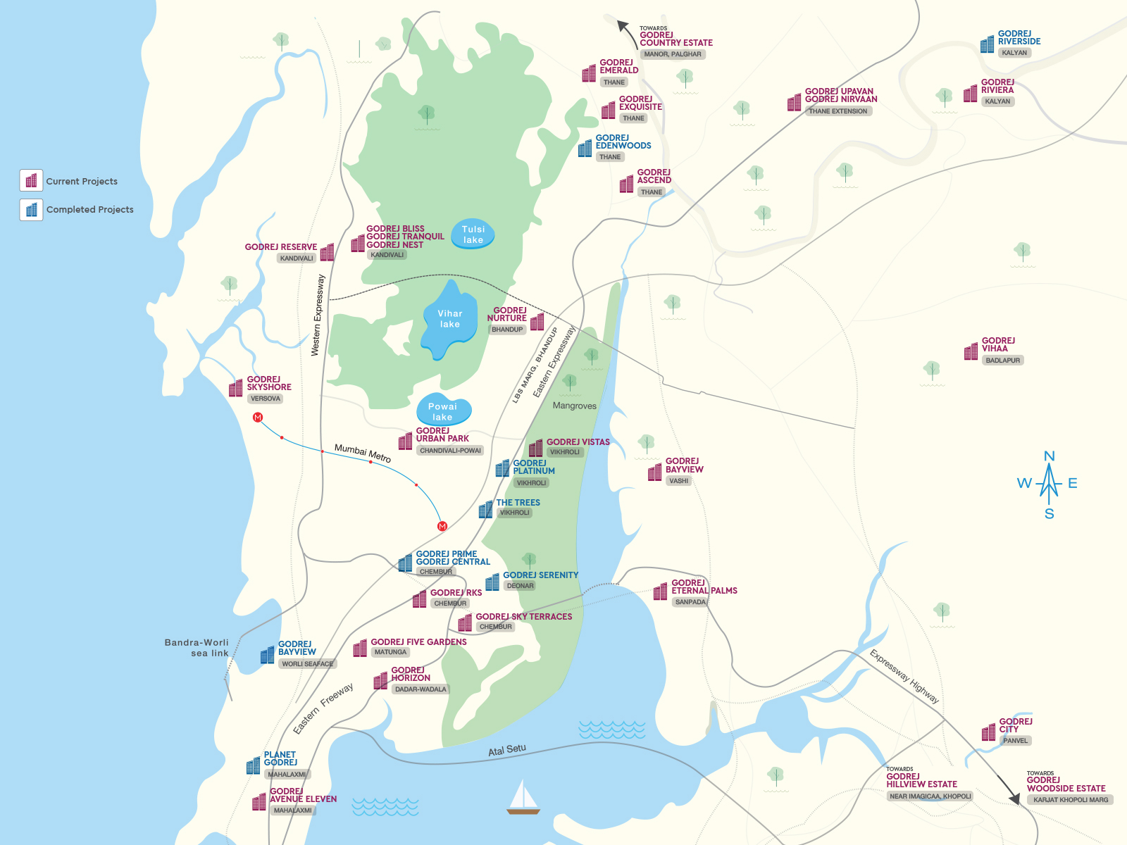 Godrej Eternal Palms Location Map